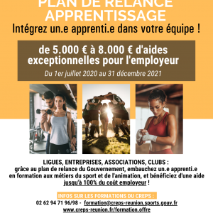 AFFICHE APRUN PLAN RELANCE APPRENTISSAGE 2020 AFFICHE APRUN PLAN RELANCE APPRENTISSAGE 2020